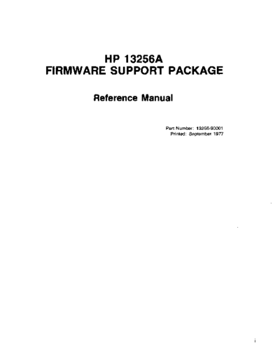 13256-90001_13256A_Firmware_Support_Package_Sep77
