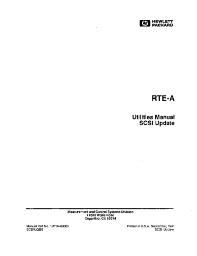 12061-90003_RTE-A_Utilities_Manual_SCSI_Update_Sep91