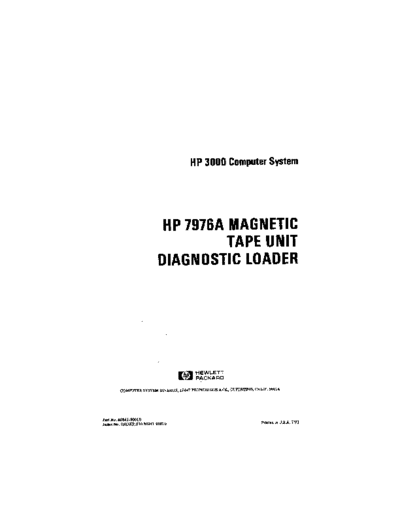 30341-90010_HP_7976A_Magnetic_Tape_Unit_Diagnostic_Loader_May1981