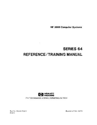 30140-90005_Series_64_Reference_Training_Manual_Apr83