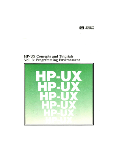 97089-90008_HP-UX_Concepts_and_Tutorials_Vol3_Programming_Environments_Jul86