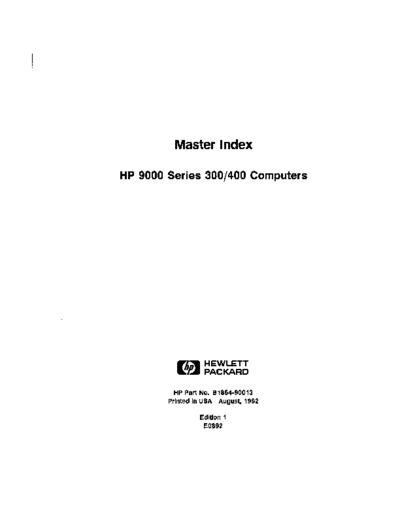 B1864-90013_HP-UX_300_400_Master_Index_Aug92