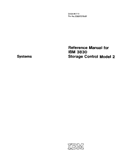 GA26-1617-3_3830_Storage_Control_Model_2_Mar74