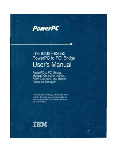 MPR650UMU-01_IBM27-82650_PowerPC_to_PCI_Bridge_Jul94