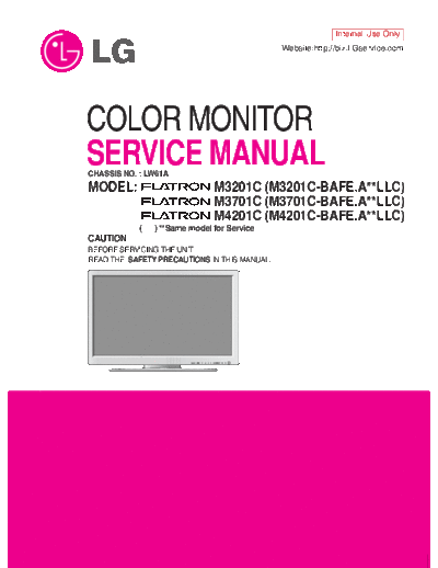 M3201 Service Manual
