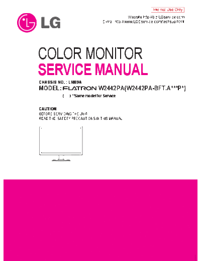 W2442PA Service Manual