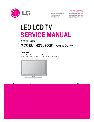 42SL90QD Service Manual