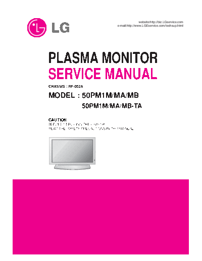 50PM1MA Service Manual