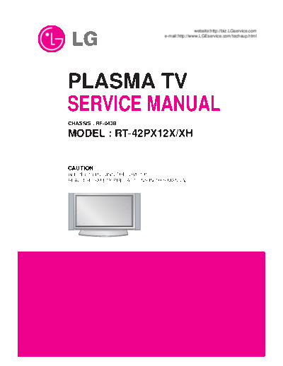 RT-42PX12X Service Manual
