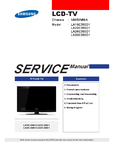 Samsung_LCD+TV+LA-19_22_26_32-C350D1_N89B-A+chassis+sm