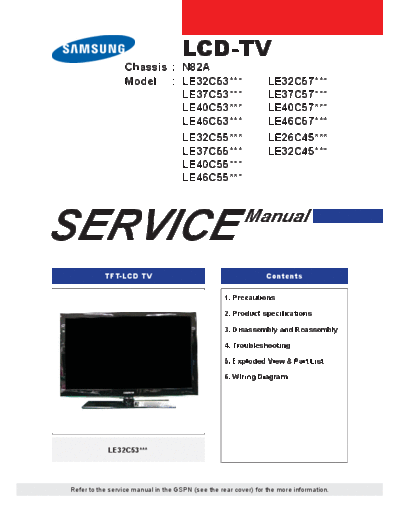 LE32C550J1W_Service_Manual