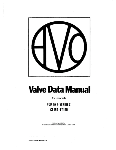 ValveDataManual-old