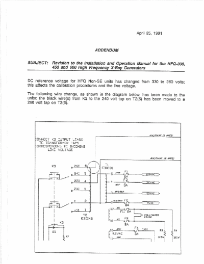 Bennett HFQ-100 X-Ray - User and service manual