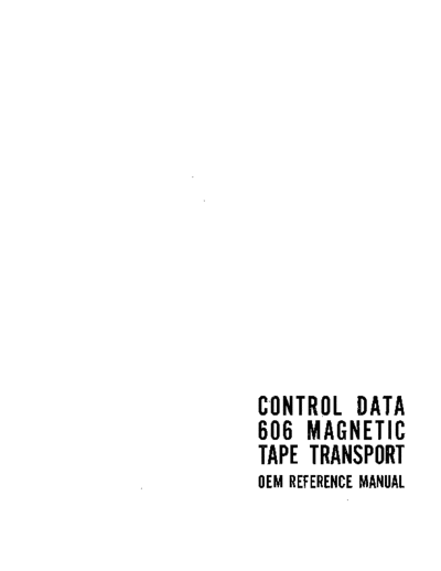 PED226a_606_Magnetic_Tape_Transport_OEM_Reference_Manual