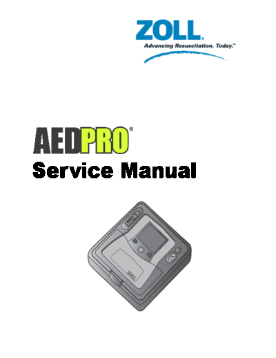 Zoll_AED_Pro_-_Service_manual