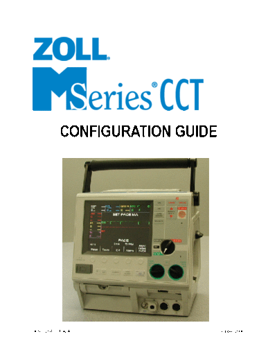 Zoll_M_CCT_Defibrillator_-_Configuration_guide