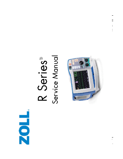 Zoll R Series Defibrillator - Service manual