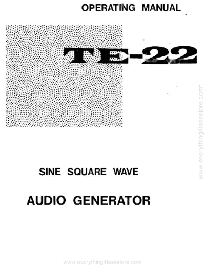 taylor_te-22_sine-square_wave_audio_signal_generator