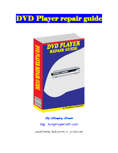 DVD Player Repair Guide