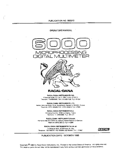 Racal-Dana_6000_Digital_Multimeter_Operation_and_Service_Manual
