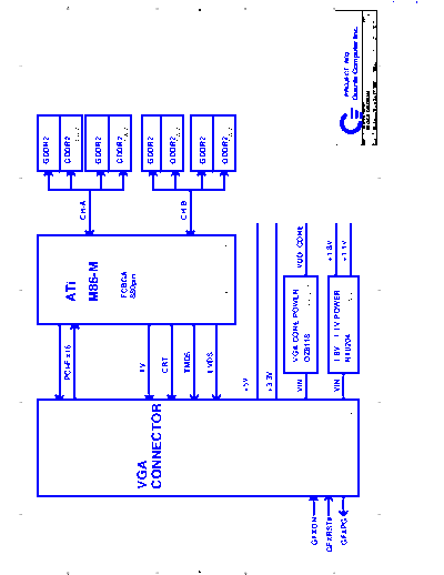 Toshiba M86-M VGA board - QUANTA BD3Sec