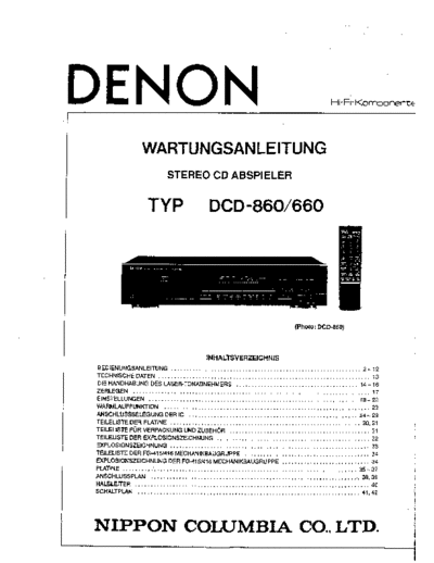 DENON DCD+660++DCD+860+audio
