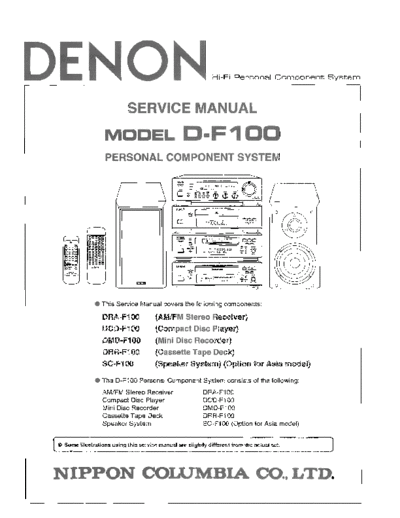 Denon-D-F100-Service-Manual