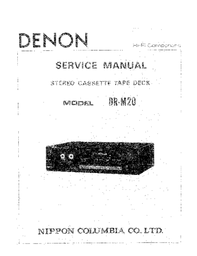 hfe_denon_dr-m20_service_en