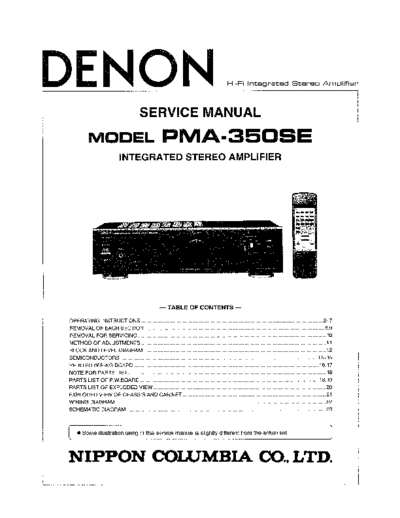Denon+PMA-350+Service+Manual