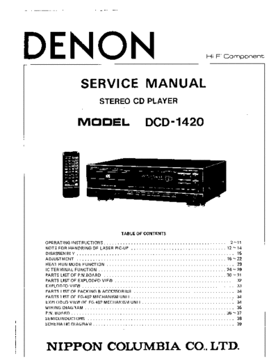 hfe_denon_dcd-1420_service
