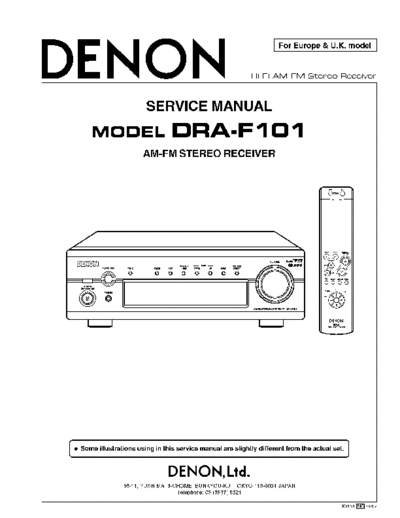 Denon DRA-F101 (Service Manual)