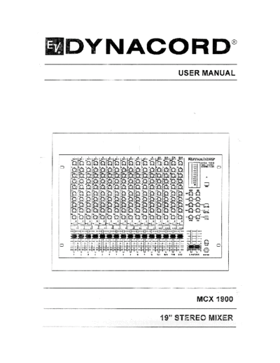 Dynacord MCX 1900
