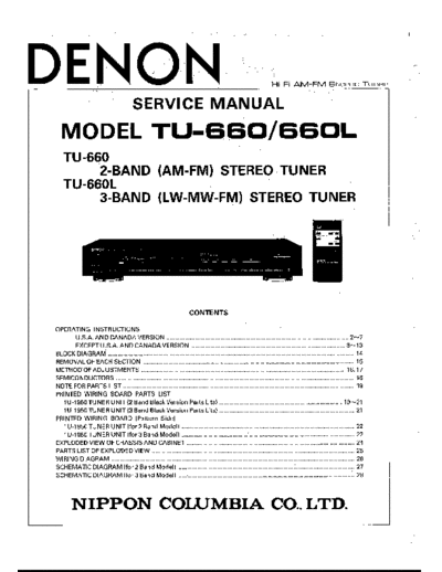 DENON TU-660+audio