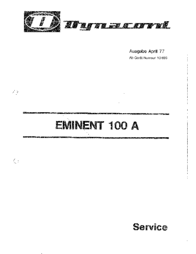 Eminent 100A SM