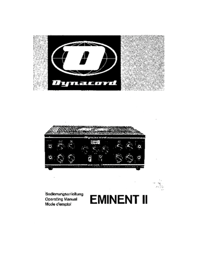 Eminent II (booklet)
