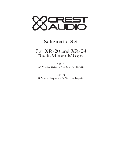 X-Rack Schemo Set 09-27-01
