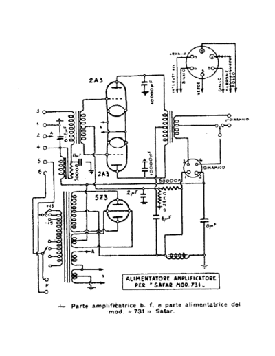 SAFAR 731 LF and power supply