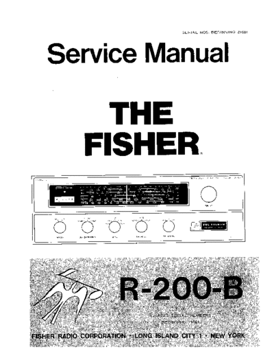 Fisher R-200-B Service Manual