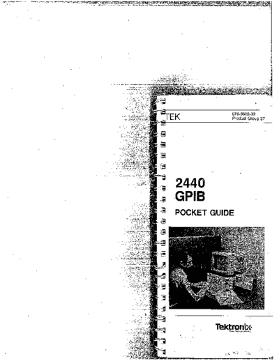 TEK 2440 Pocket Guide