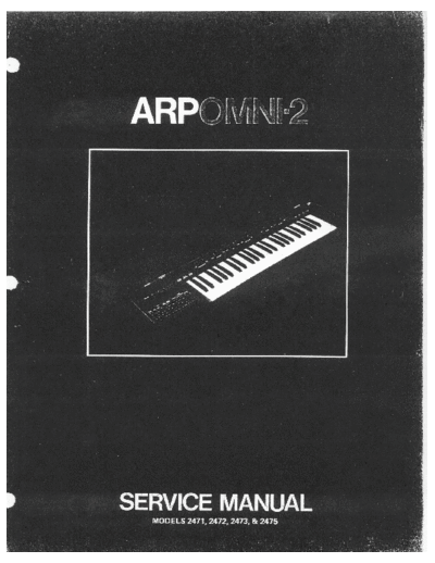 ARP Omni-2 Service Manual