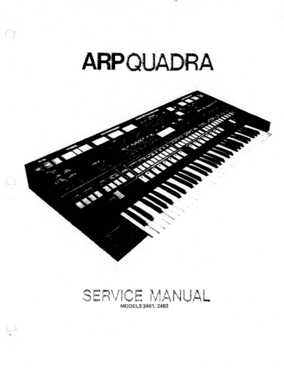 ARP Quadra Service Manual