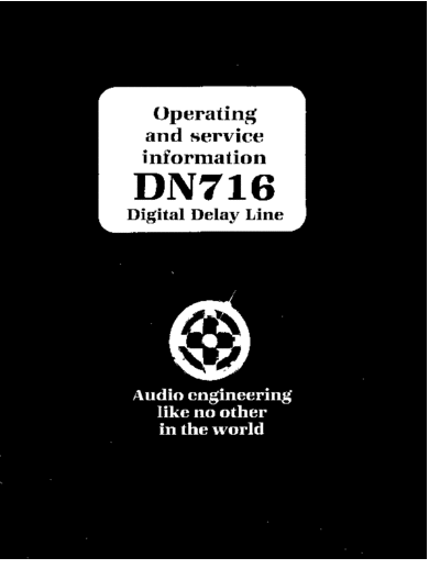 DN716 User Manual