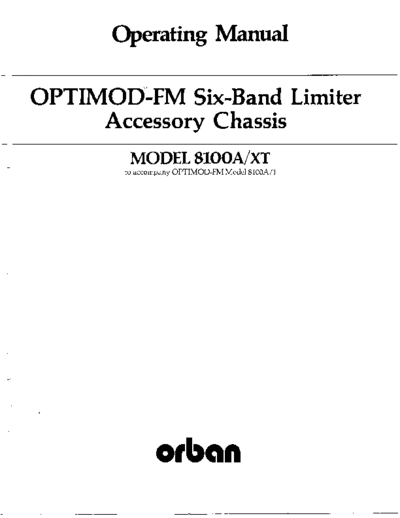 8100AXT Manual