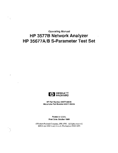HP 35677A_252C 3577B Operating