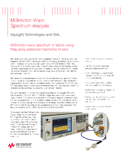 5990-9813EN Millimeter-Wave Spectrum Analysis c20140813 [2]