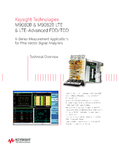5991-4610EN M9080B M9082B LTE LTE-Advanced FDD TDD X-Series Measurement Application for Modular Instruments c20140722 [16]