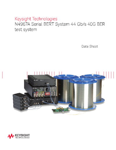 5991-0709EN N4967A Serial BERT System 40 Gb s 40G BER test system (SB40B) - Data Sheet [9]
