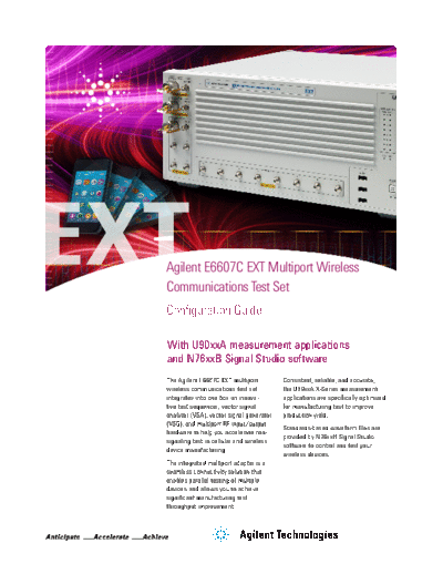 5991-2213EN E6607C EXT Multiport Wireless Communications Test Set - Configuration Guide c20130429 [6]