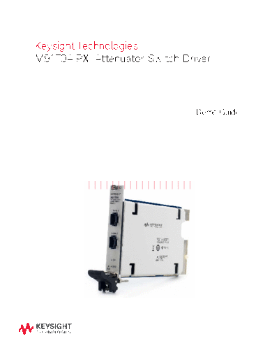 5991-2624EN M9170A PXI Attenuator Switch Driver - Demo Guide c20141030 [12]