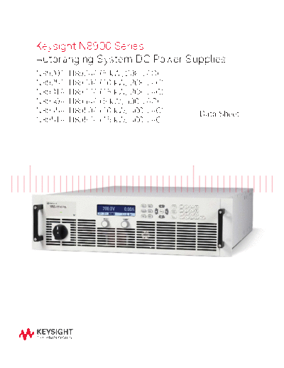 5991-2818EN N8900 Series Autoranging System DC Power Supplies - Data Sheet c20140923 [10]
